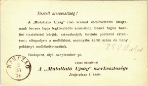 Díjjegyes levelező-lap - "Mulattató Ujság"
