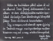 Köszönet az agrár-ifjúság nevében