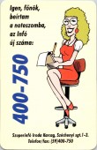 Szuperinfó - kártyanaptár 1999/1