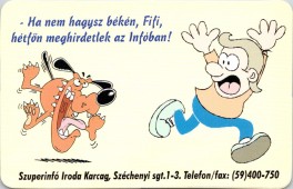 Szuperinfó - kártyanaptár 1999/2