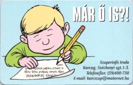 Szuperinfó - kártyanaptár 2001
