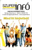 Szuperinfó - kártyanaptár 2009
