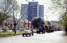 Tekós ballagás a Kossuth téren