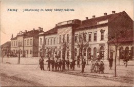 Karczag - Járásbiróság és Arany bárány-szálloda