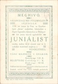 MEGHÍVÓ JUNIÁLISRA