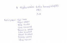 A tájékozódási futás karcagi alapítói 1964 - 01