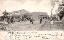 Üdvözlet Karczagról. Piacz tér