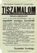 TISZAMALOM plakát