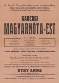 KARCAGI MAGYARNÓTA-EST 1960