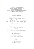 "Győrffy István az Alföld kutatója"