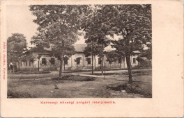 Karczagi községi polgári leányiskola.
