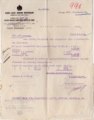 Hungária Malom - fejléces levél 1928-ból