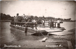 Tiszabura. Kompátjáró.