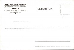 Alexander Kálmán gyógyszertára - Levelezőlap