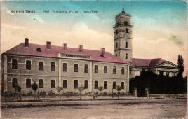 Kunmadaras - Ref. fiuiskola és ref. templom