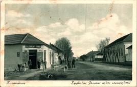 Kunmadaras - Szeghalmi Jánosné üzlete utcarészlettel