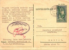 Egy munkaszolgálatos levelezőlapja