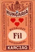 HUNGARIA KARCZAG - BUZALISZT "Fil" zsákkártya