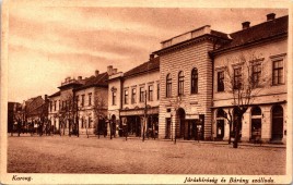 Karcag. Járásbíróság és Bárány szálloda.
