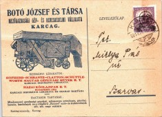 Botó József és Társa - Karcag - Levelezőlap