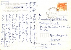 Berekfürdő. Park a "Korsós lány" c. szoborral (Sóváry János: 1895-1966)