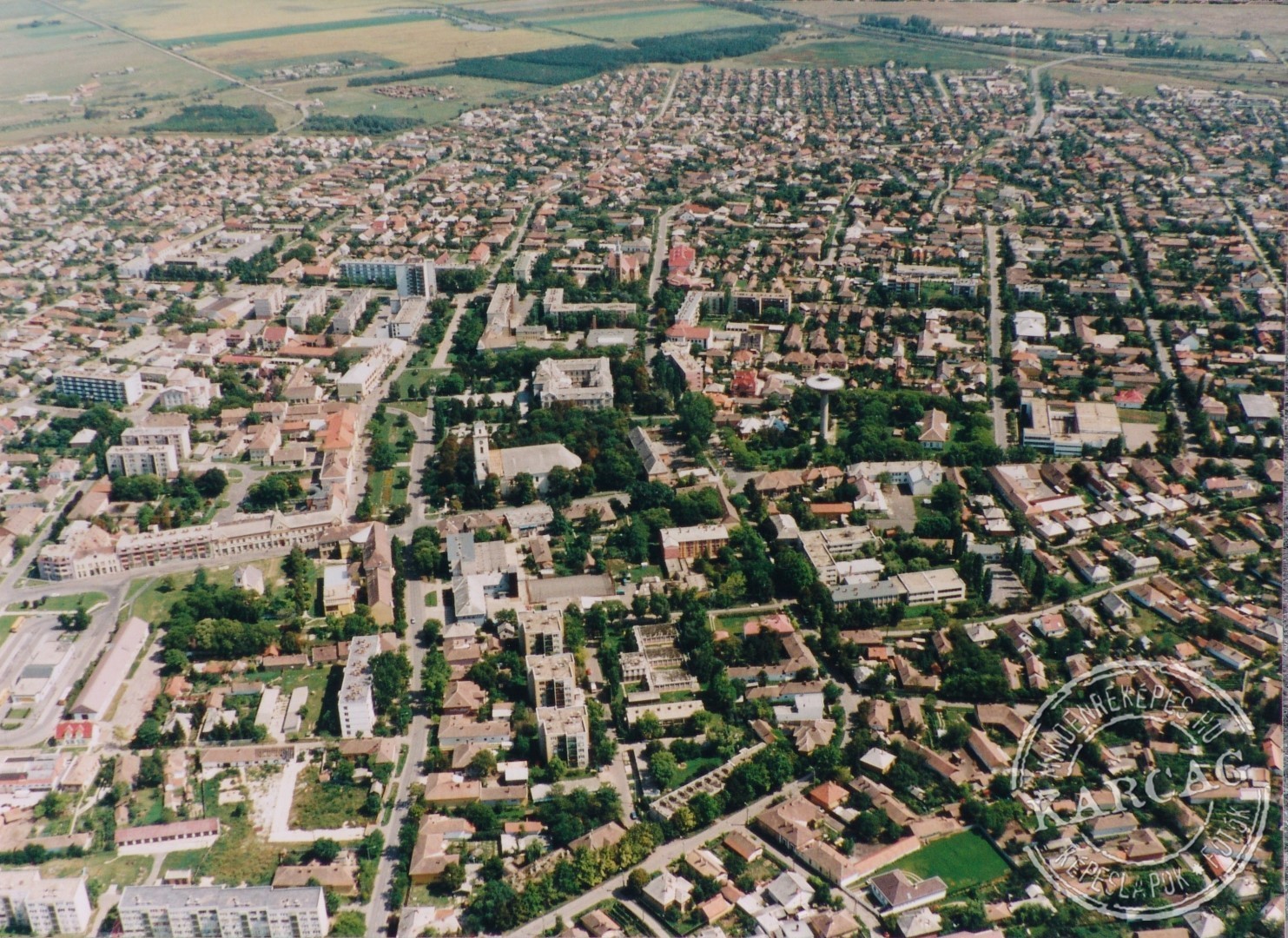 Karcag légifotókon 02