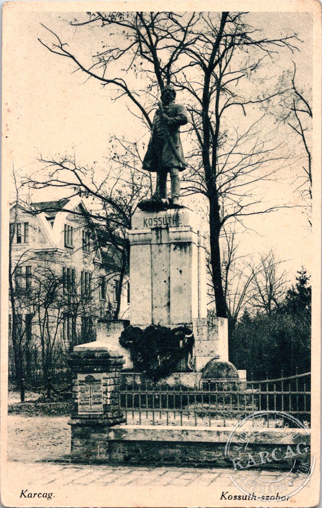 Karcag. Kossuth-szobor.