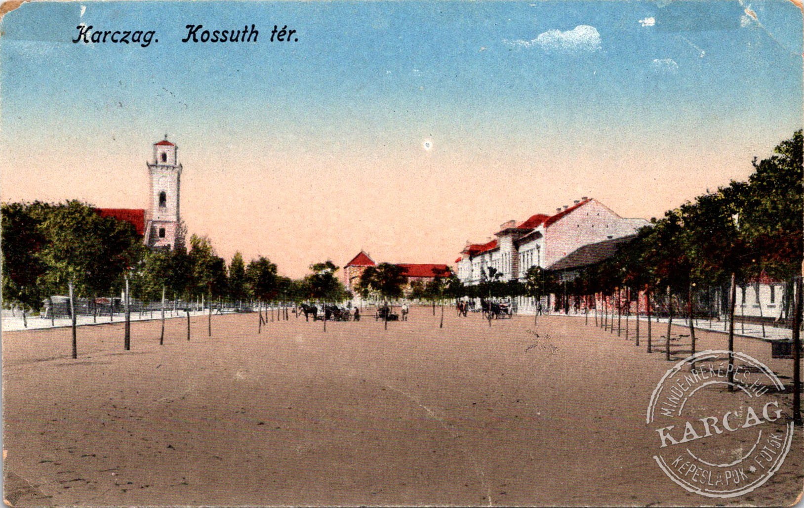 Karczag. Kossuth tér