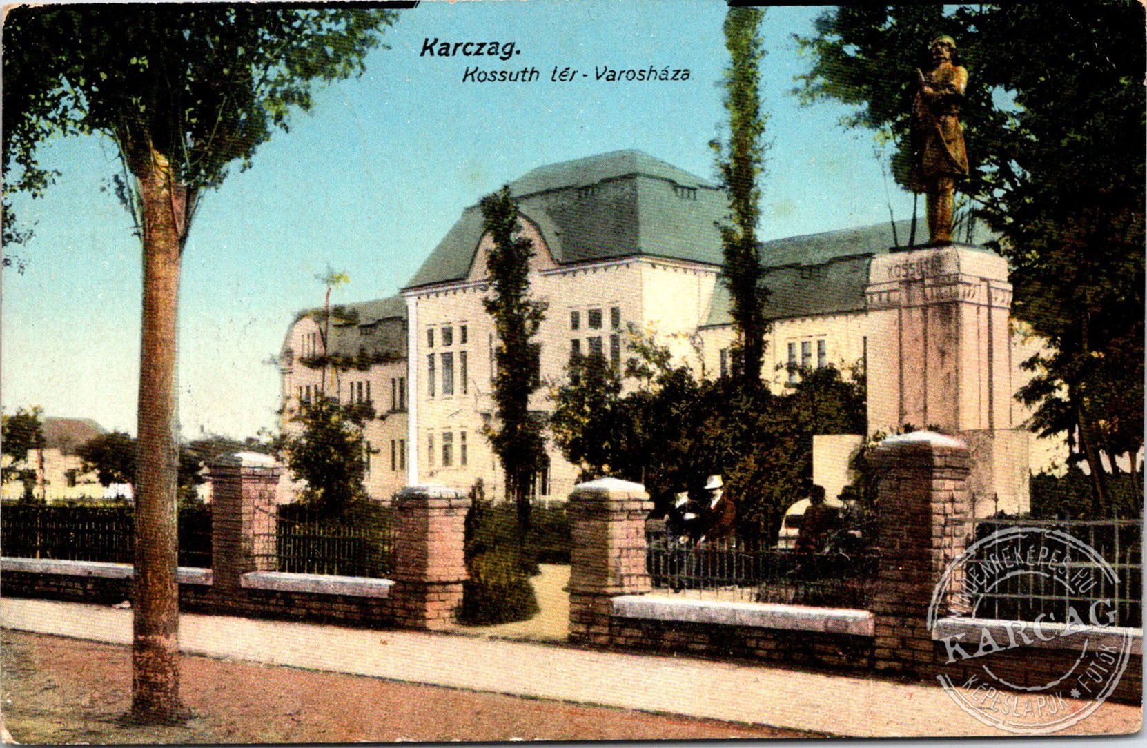 Karczag. Kossuth tér - Városháza