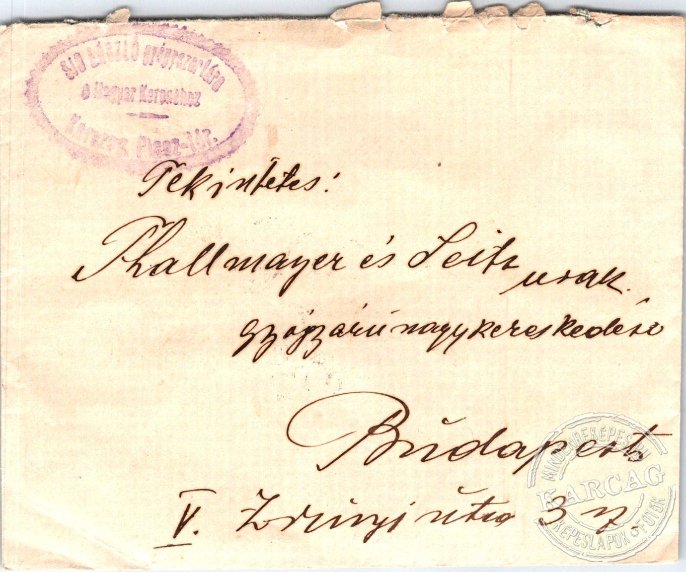 Boríték - Gyógyszertár a Magyar Koronához