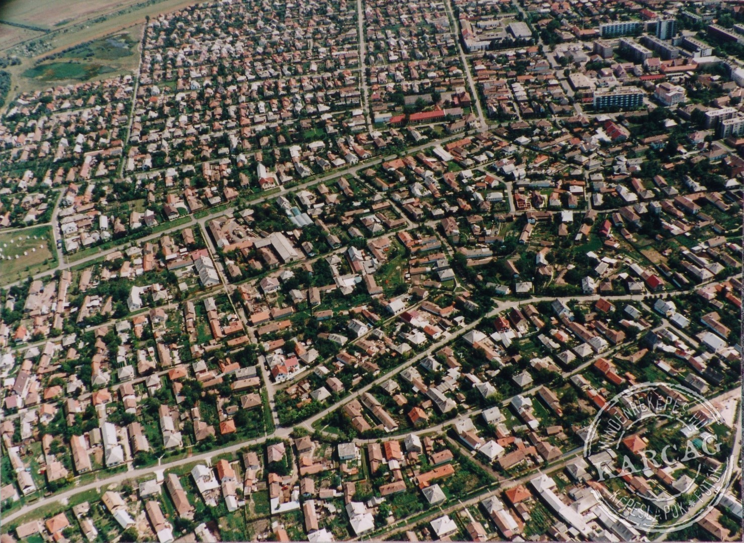 Karcag légifotókon 04