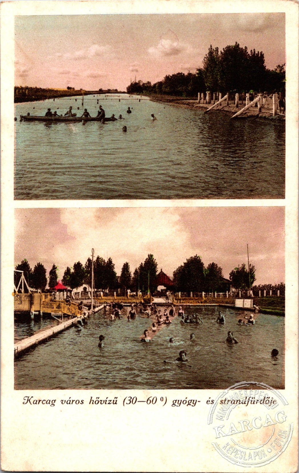 Karcag város hővízű (30-60°) gyógy- és strandfürdője