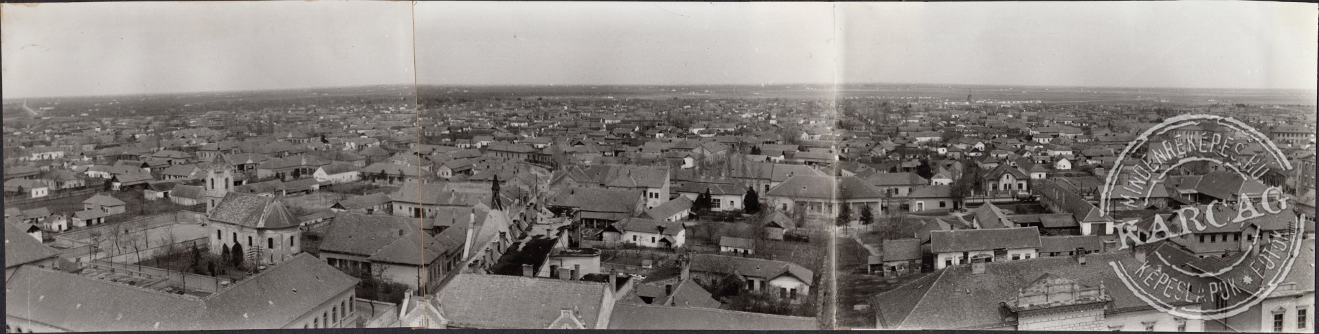 Panorámakép a toronyból