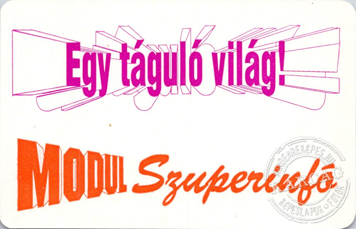 Szuperinfó - kártyanaptár 1992/2