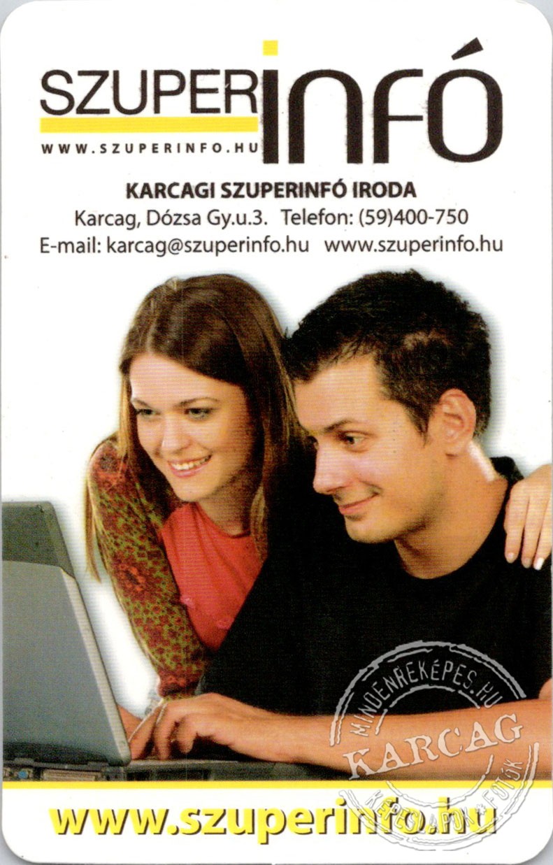 Szuperinfó - kártyanaptár 2011/1