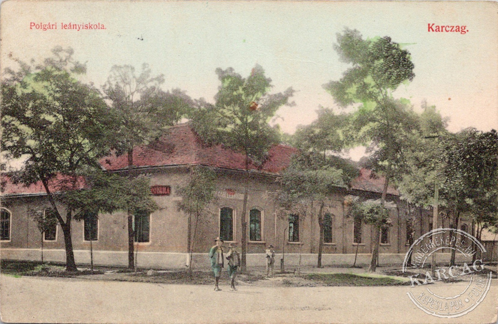 Polgári leányiskola. Karczag.