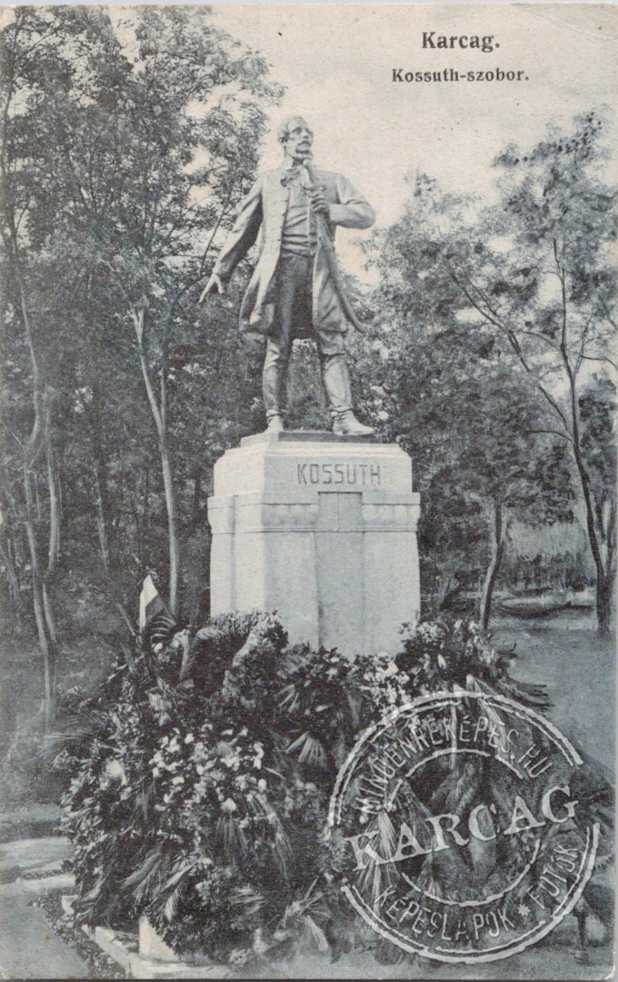 Karcag. Kossuth-szobor.
