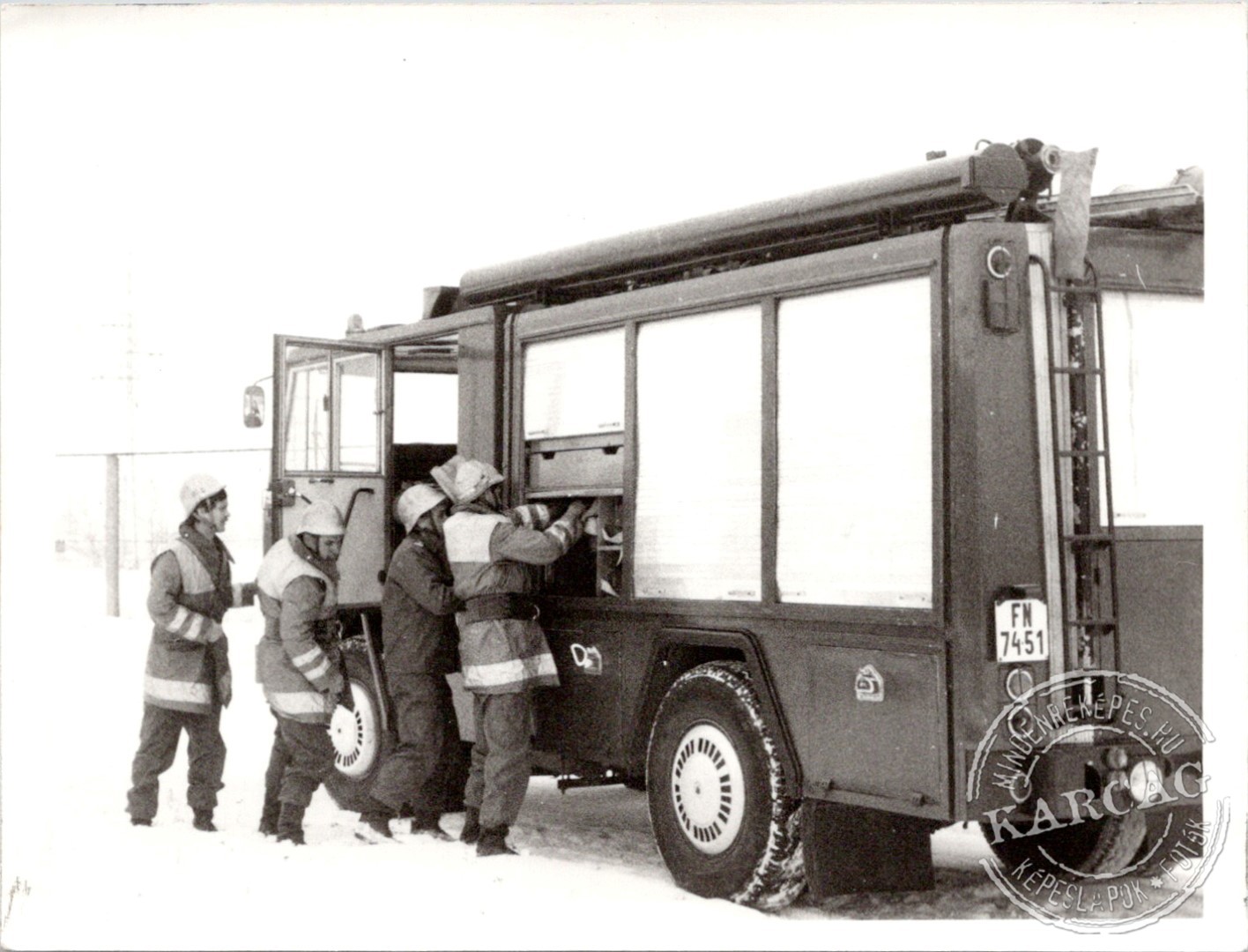 Téli tűzoltó gyakorlat 06