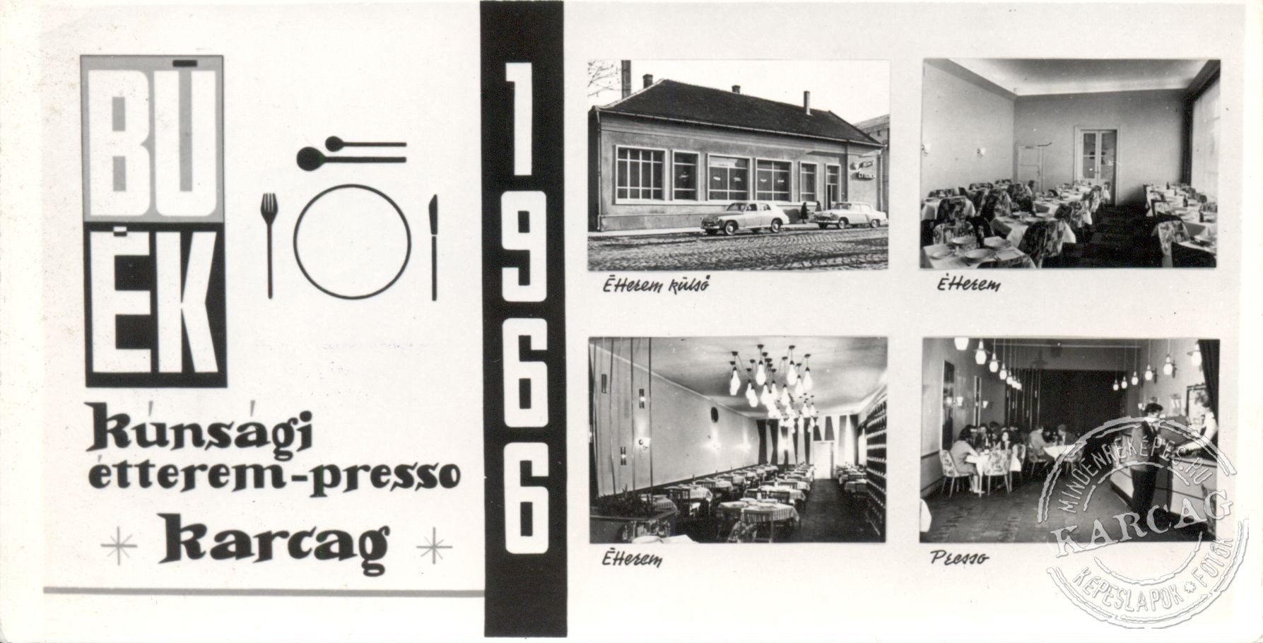 Kunsági étterem 1966
