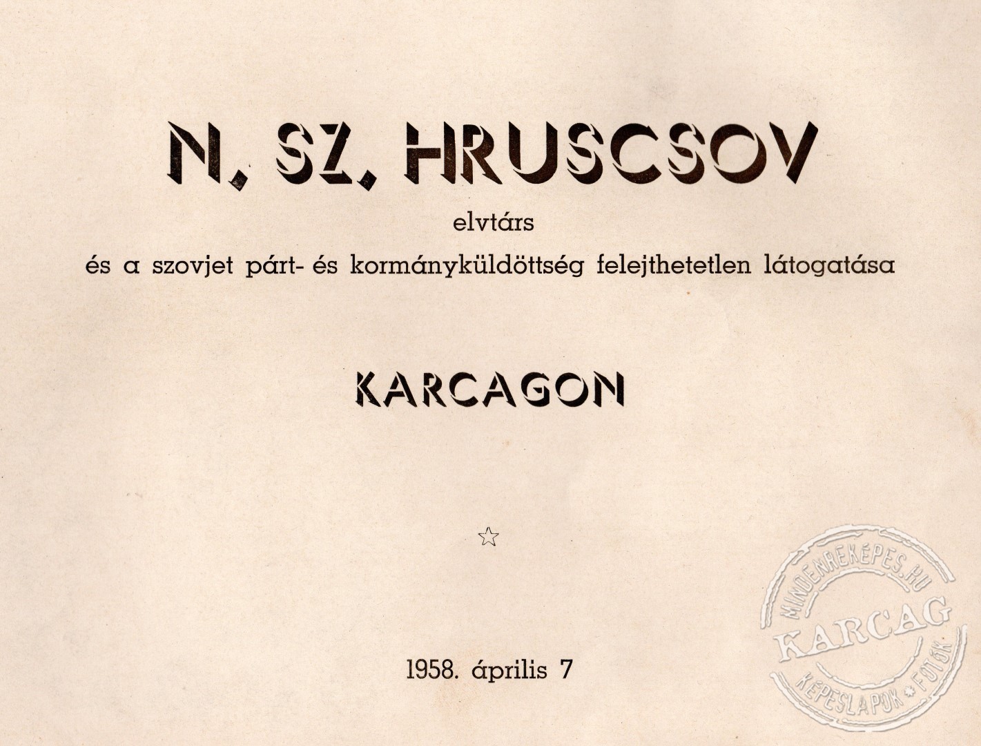 Hruscsov Karcagon 01