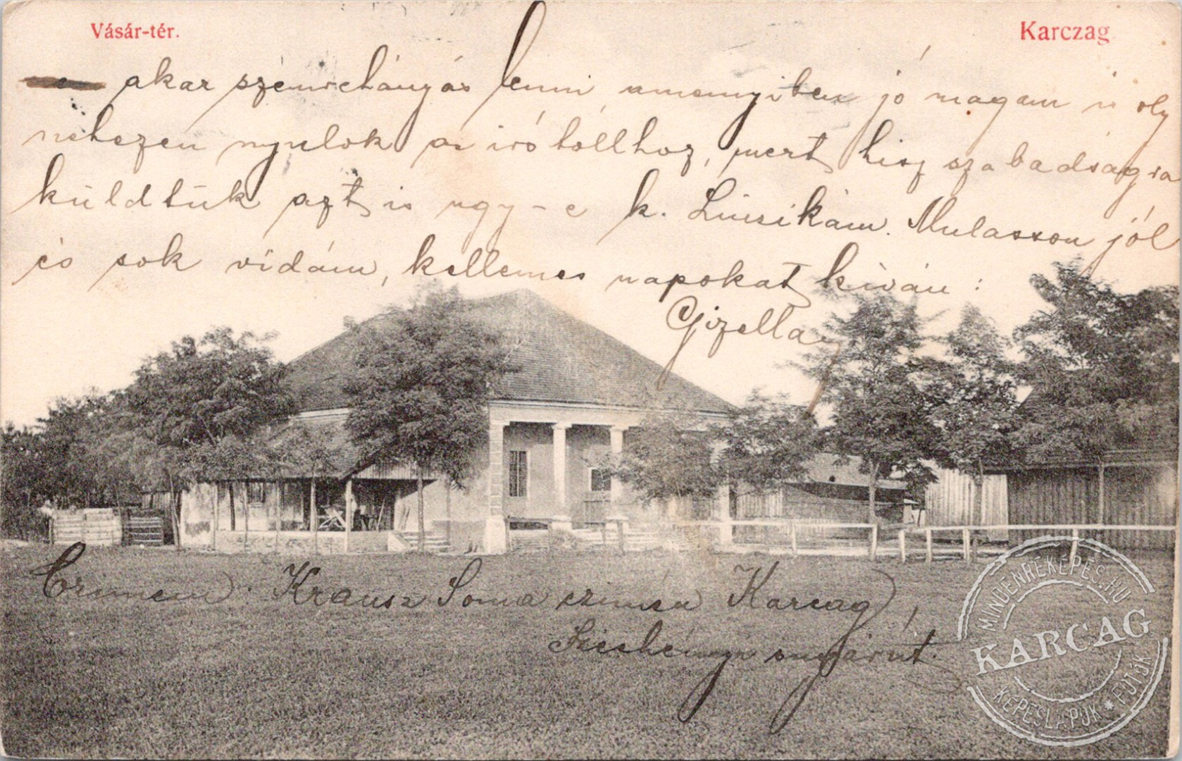 Vásártér. Karczag.