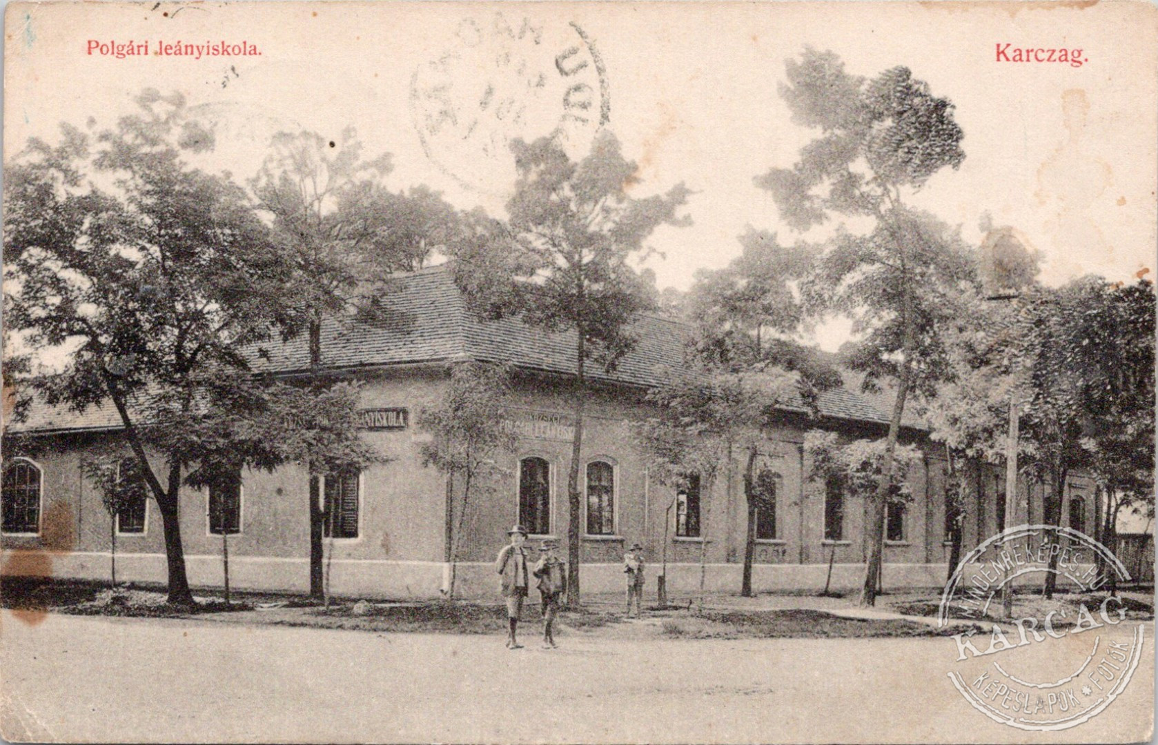 Polgári leányiskola. Karczag.