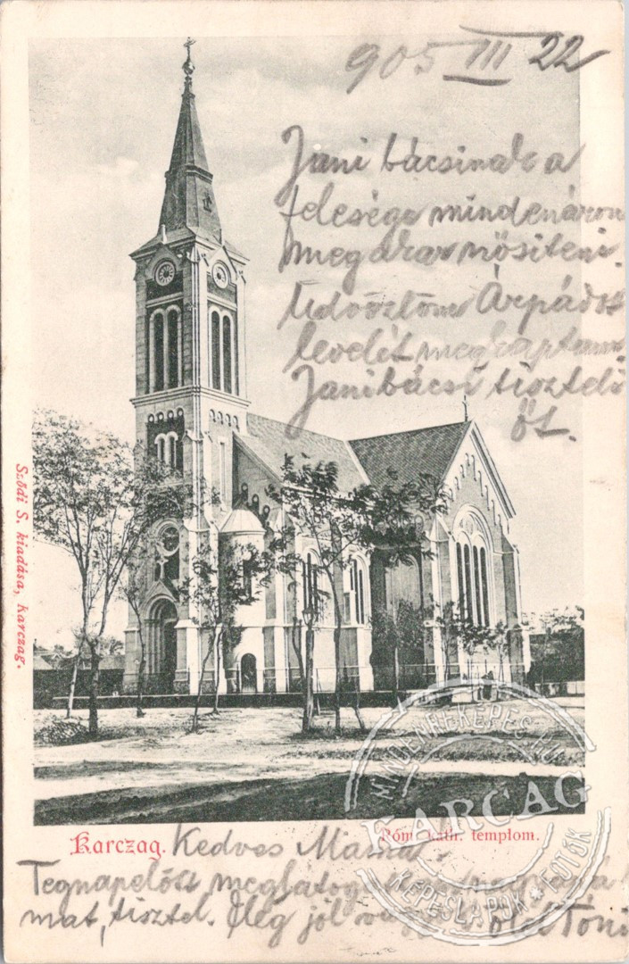 Karczag. Róm. kath. templom.