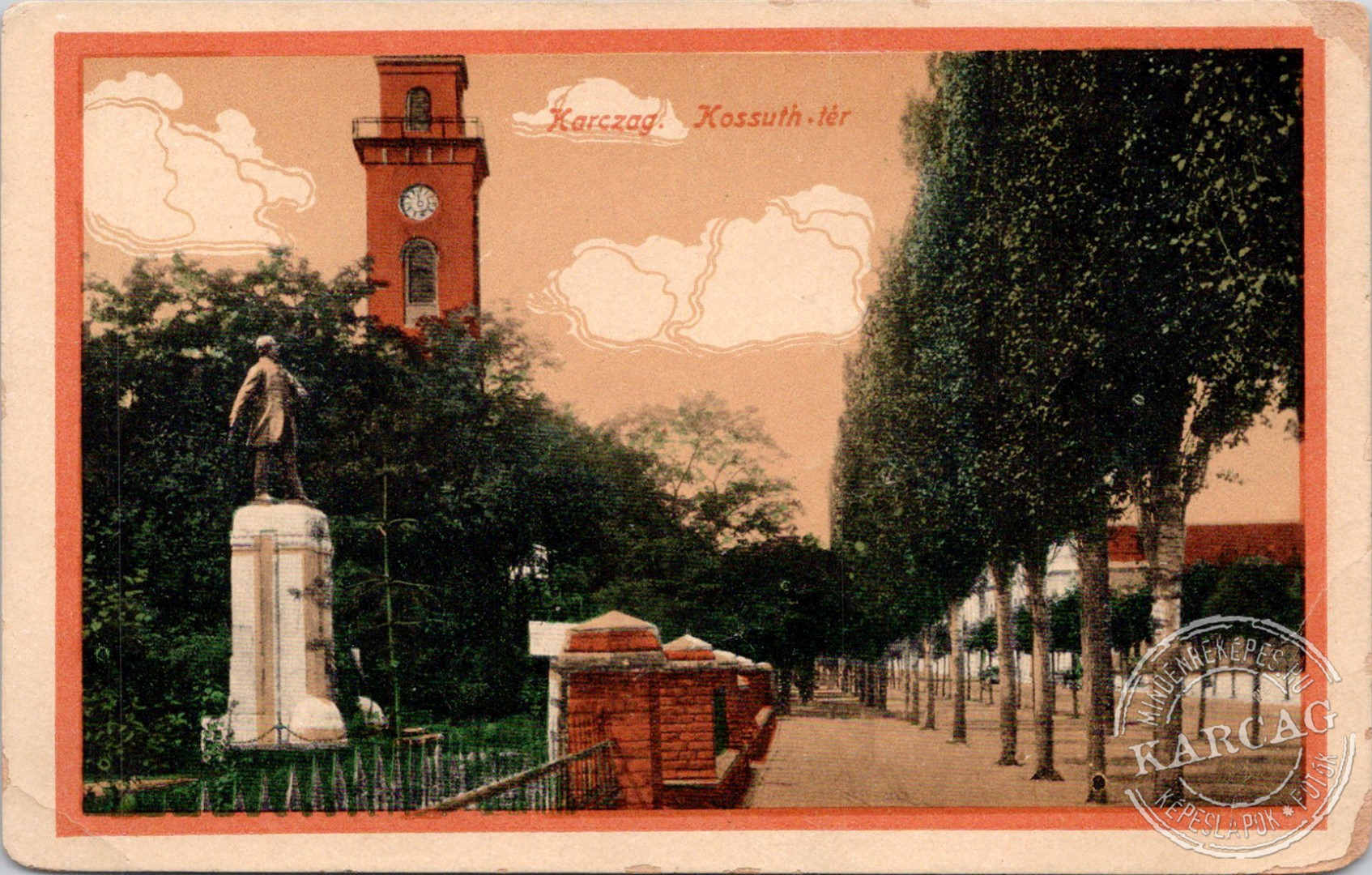 Karczag. Kossuth tér
