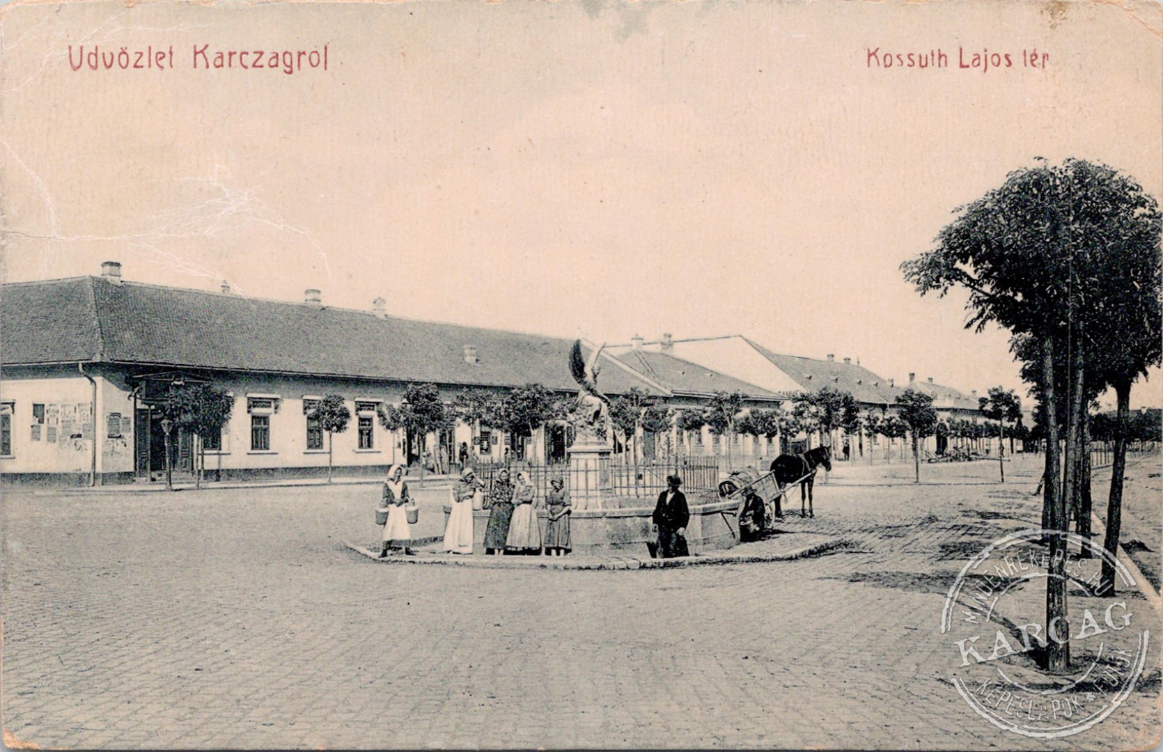 Üdvözlet Karczagról  Kossuth Lajos tér