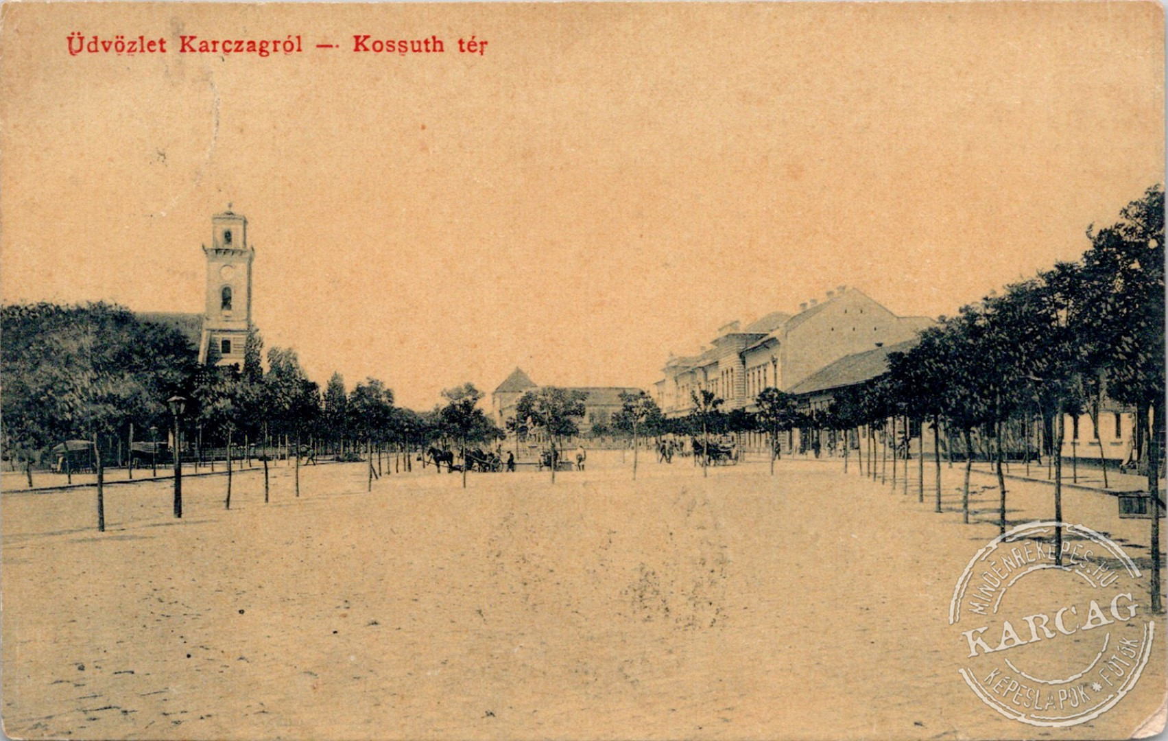 Üdvözlet Karczagról - Kossuth tér