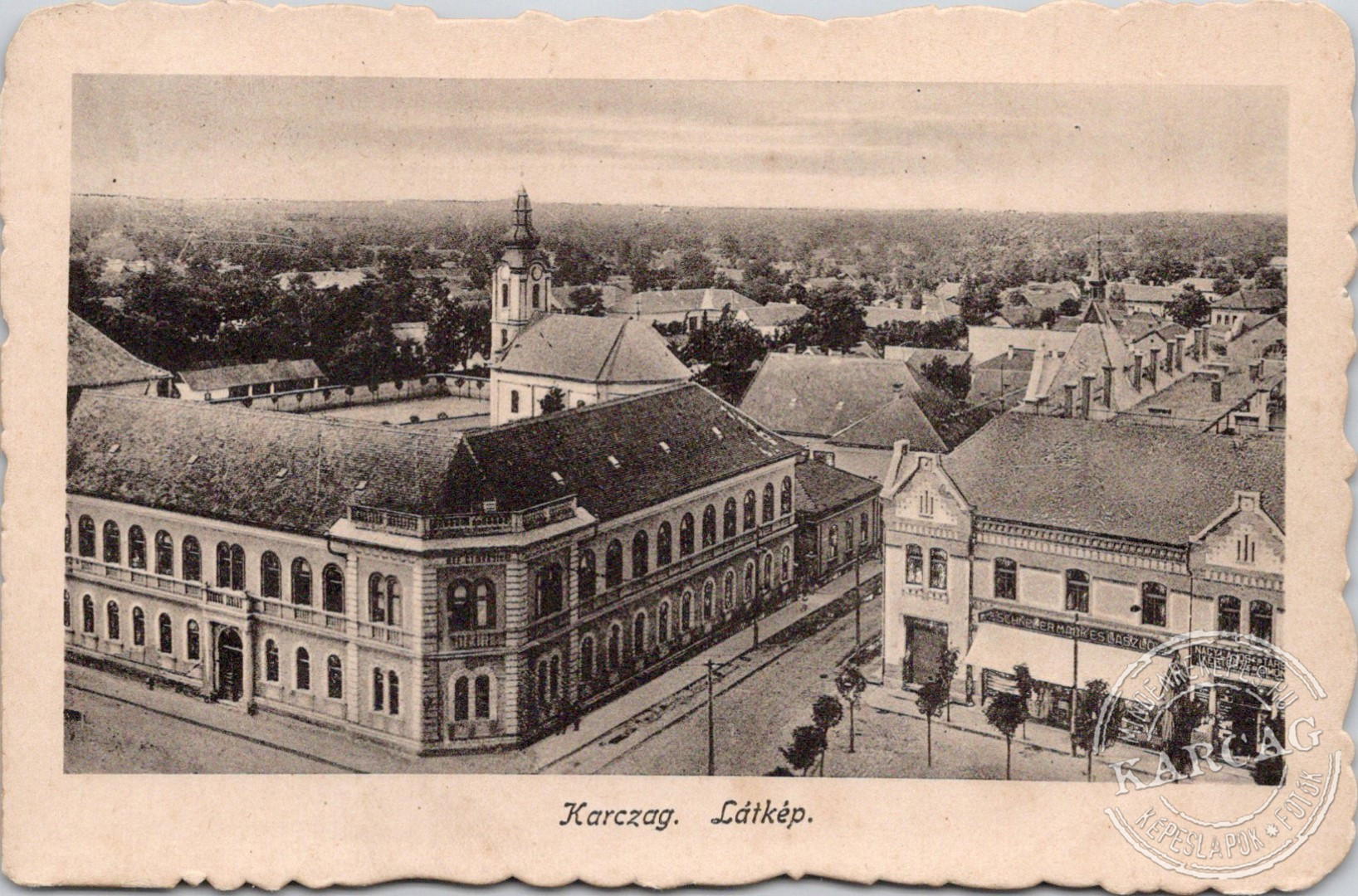 Karczag. Látkép.
