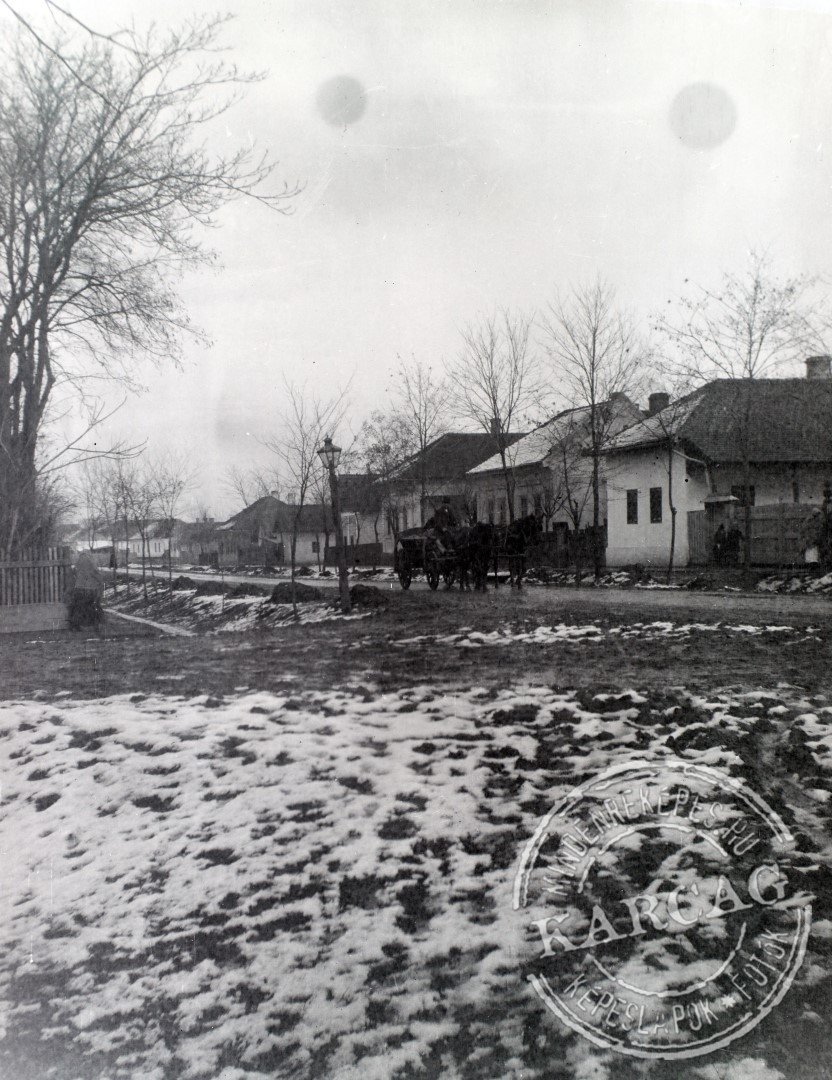 Karcagi utca télen