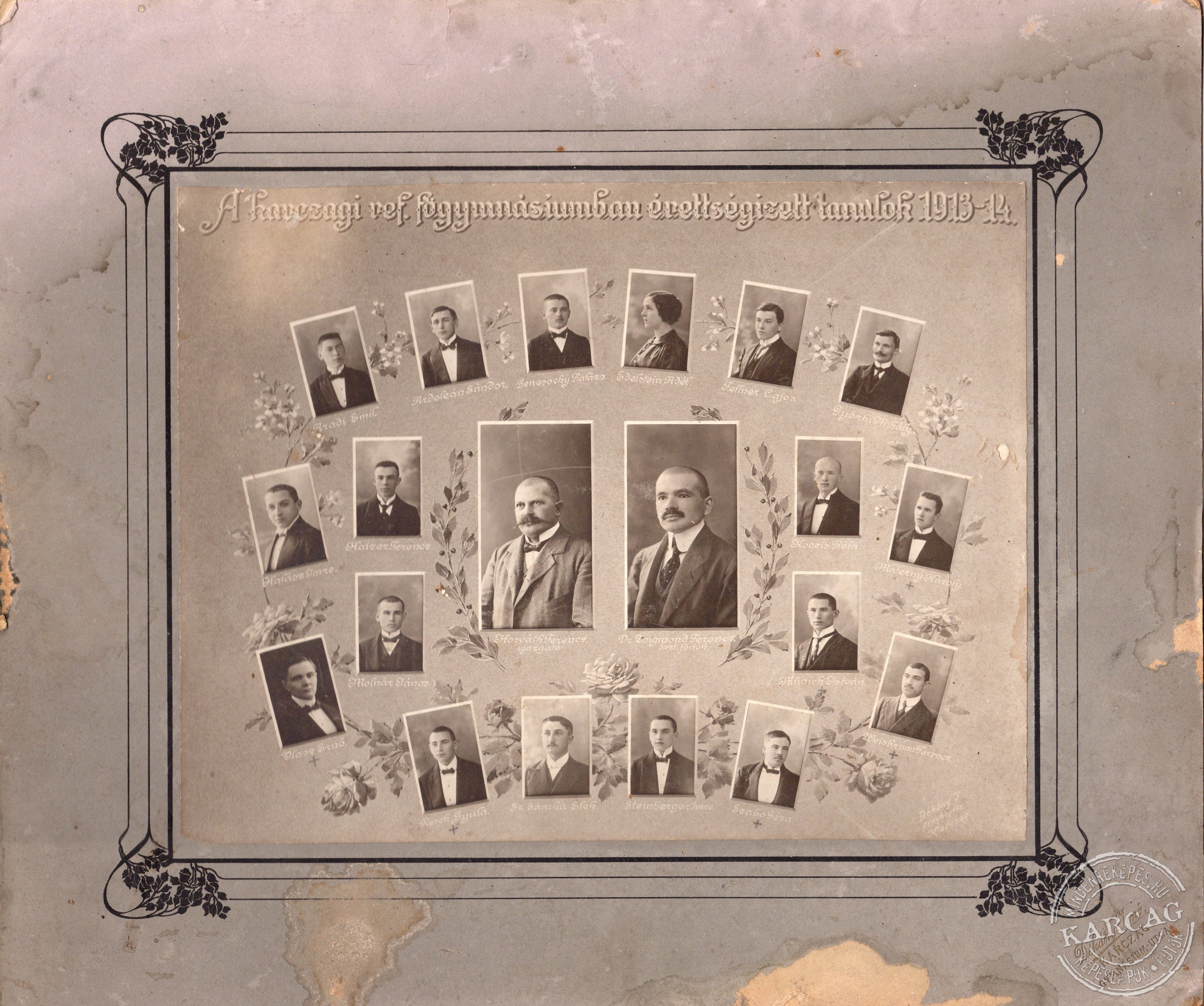 Gimnáziumi tabló 1913-14