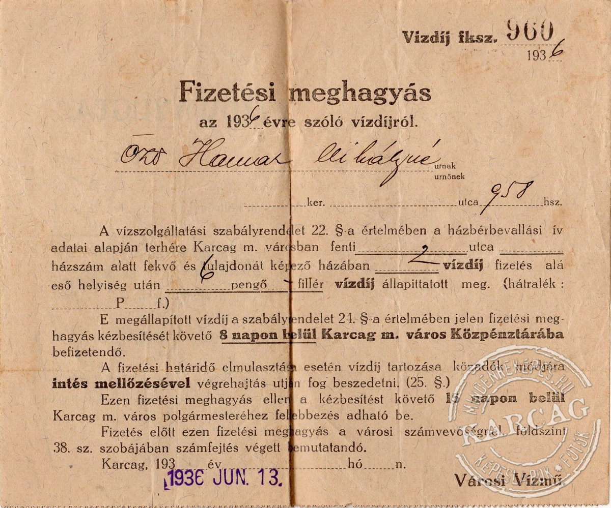 Fizetési meghagyás